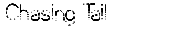 Chasing Tail font preview